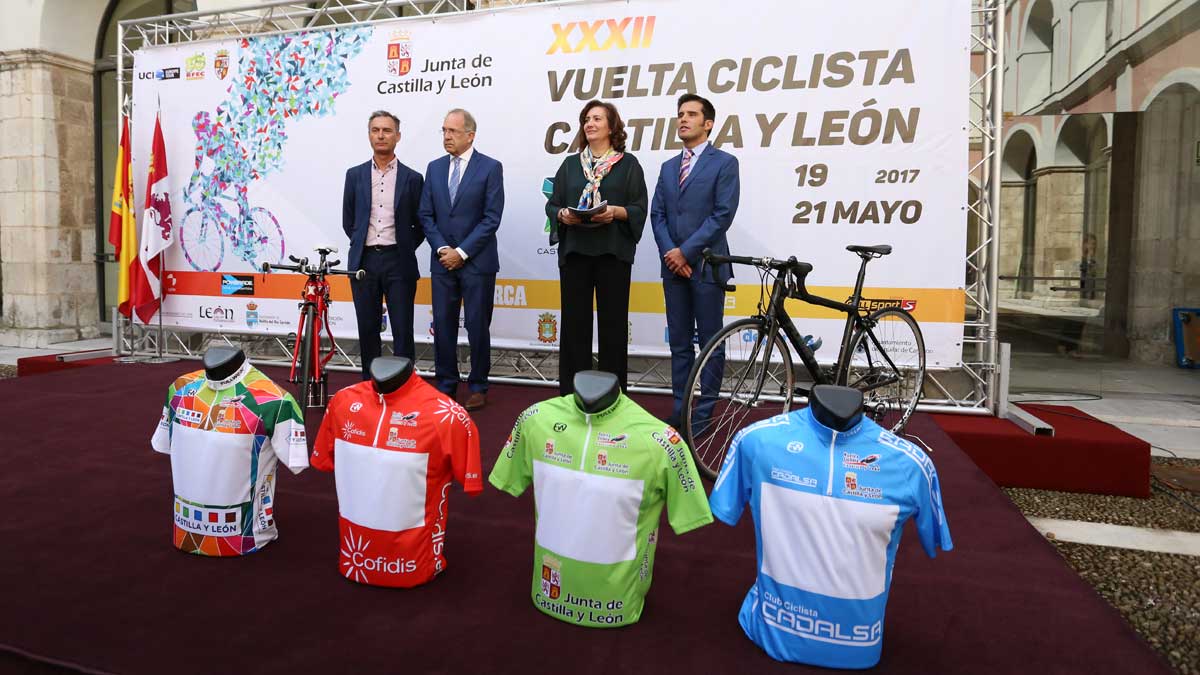 La consejera de Cultura y Turismo, María Josefa García Cirac, presentó la XXXII edición de la Vuelta Ciclista Internacional a Castilla y León. | ICAL