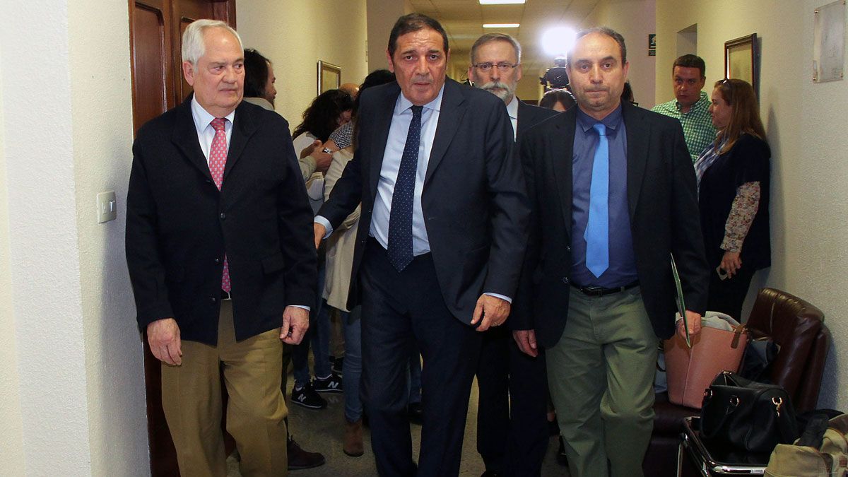 Guillermo García, Antonio María Sáez Aguado, Luciano Díez y Manuel Martínez. | ICAL