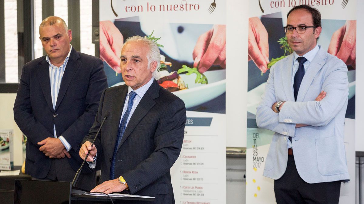 Del Egido, durante la presentación de esta iniciativa. | L.N.C. Del Egido, durante la presentación de esta iniciativa. | L.N.C.