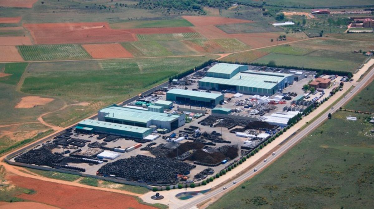 Imagen aérea de la planta de RMD en Ardoncino.