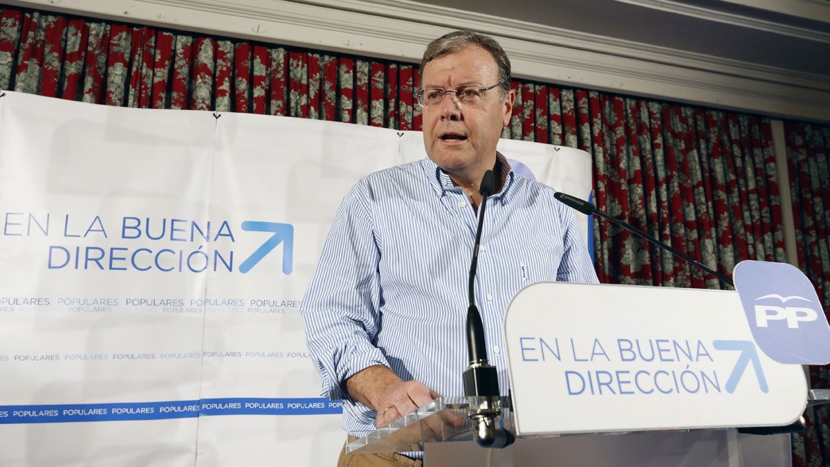 Antonio Silván, consejero de Fomento y Medio Ambiente y candidato del PP a la Alcaldía de León. | ICAL