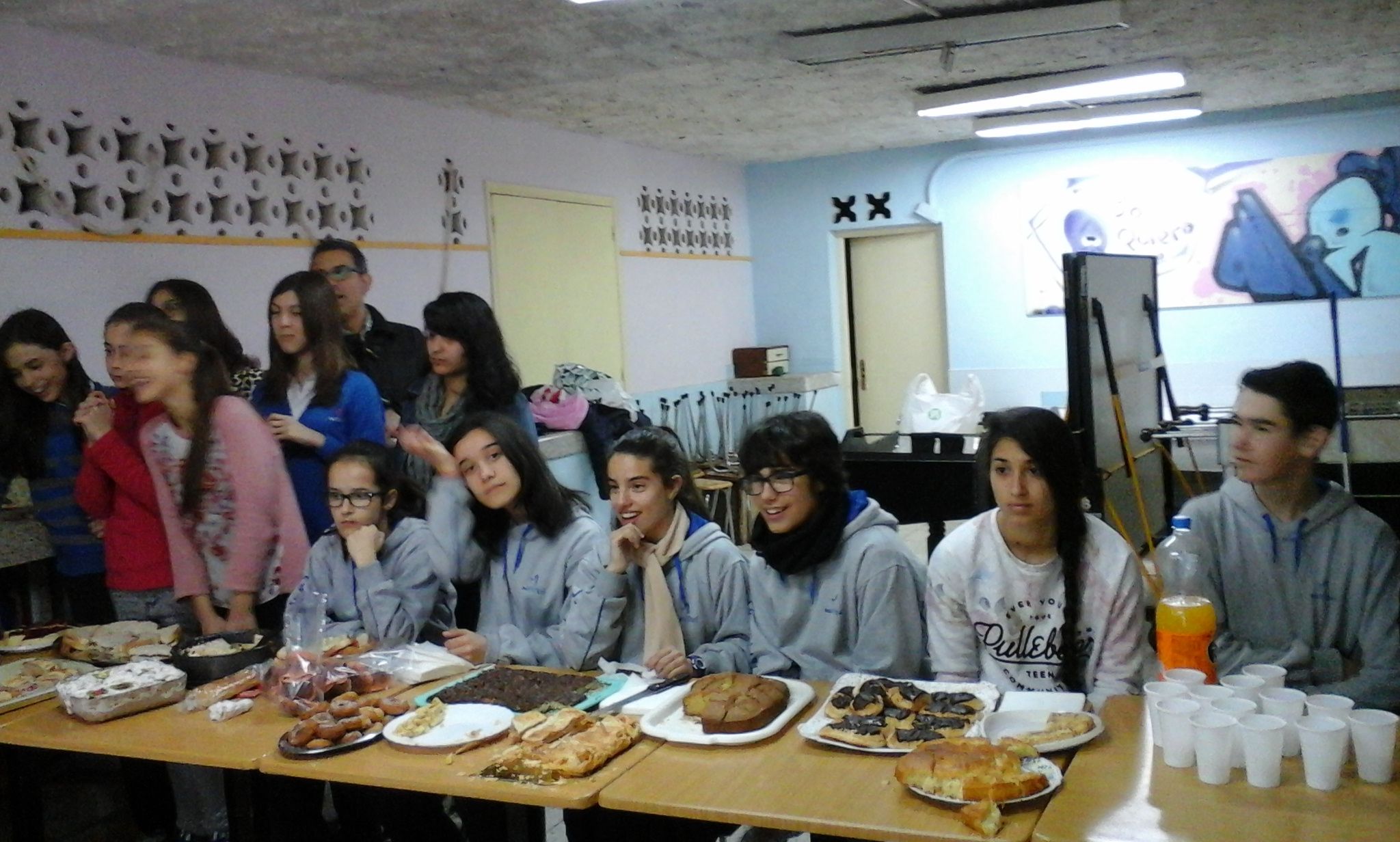 Varios alumnos durante una de las actividades.