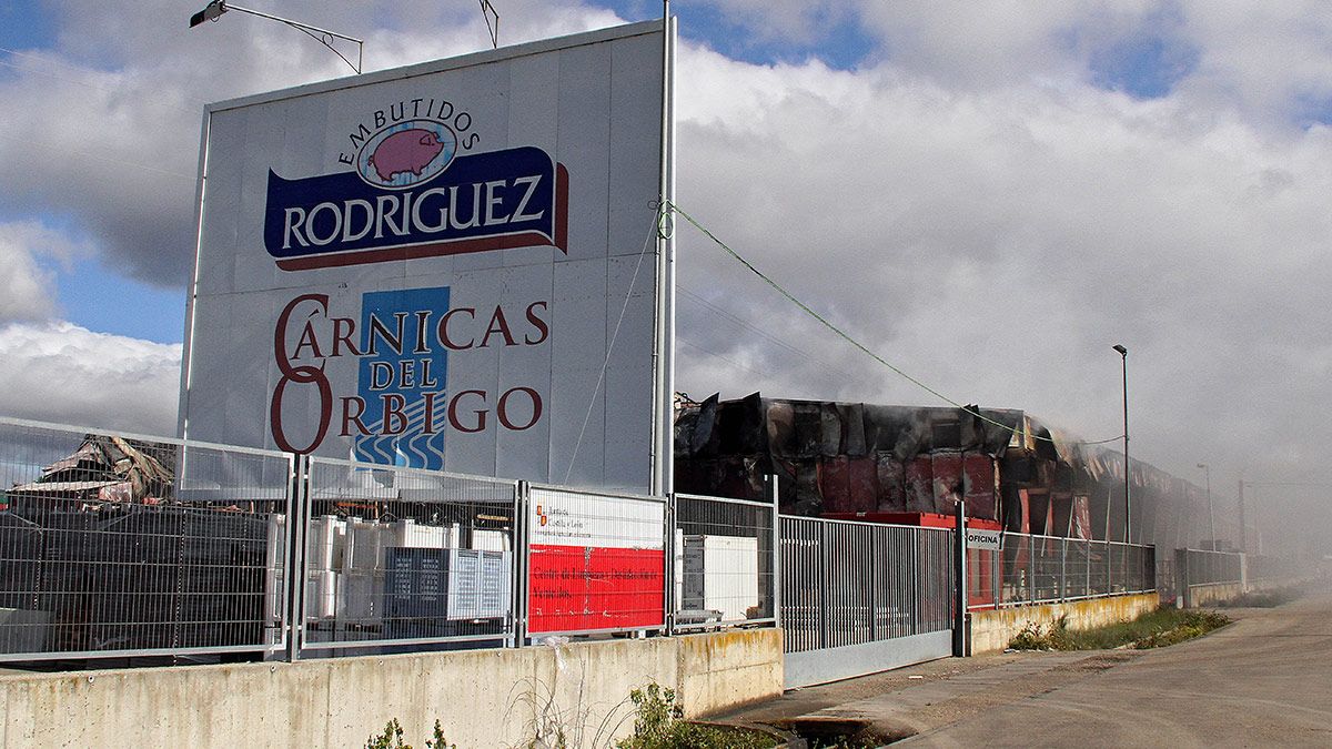 Estado en el que quedó la planta tras el incendio. | ICAL