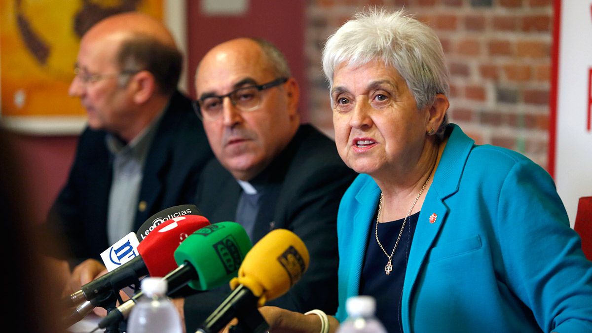 La directora de Cáritas Diocesana de León, Beatriz Gallego. | CARLOS S. CAMPILLO (ICAL)