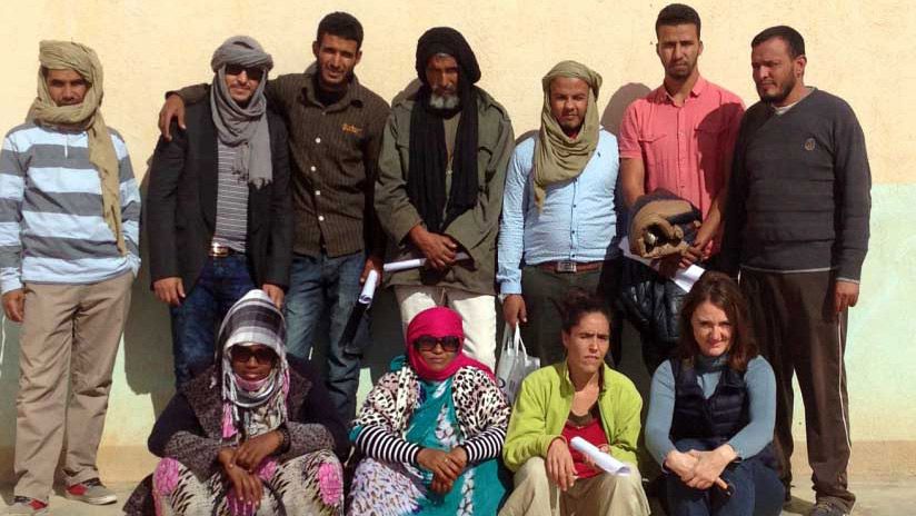 Equipo de salud visual. Ministerio de salud pública (Fotografías cedidas por María Sanchidrián). | ICAL