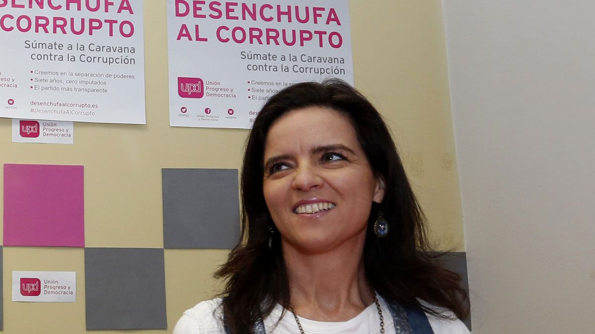 Ana Carlota Amigo, candidata de UPyD a la Alcaldía de León. | ICAL