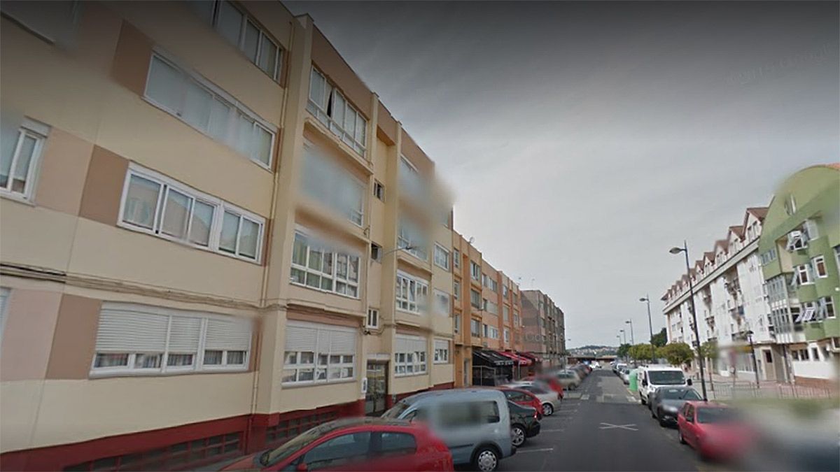 Calle donde se encuentra el domicilio del fallecido.