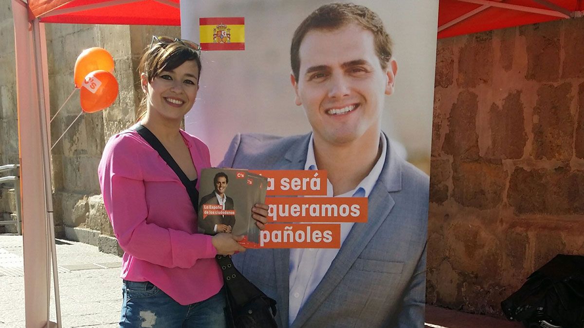 Gemma Villarroel, candidata de Ciudadanos a la Alcadía de León.