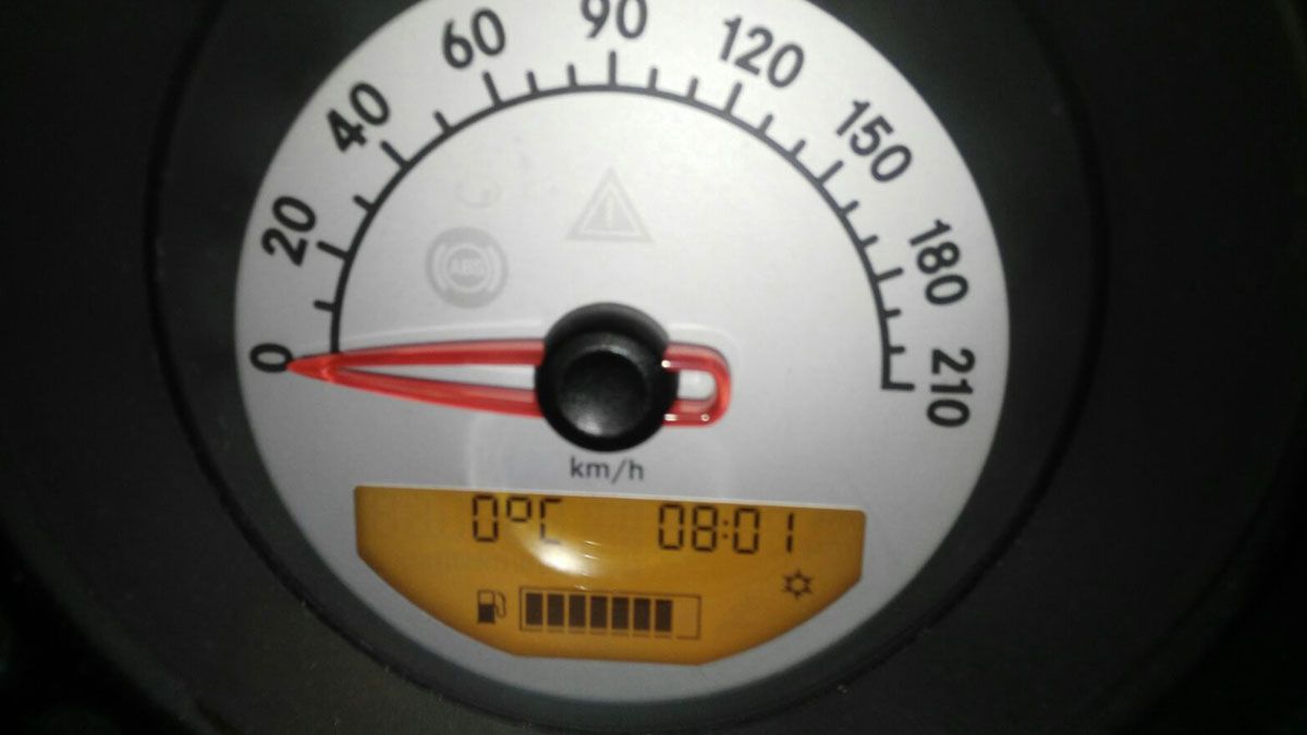 Cero grados a las ocho de la mañana en Riello. | MARGARITA FROILÁN