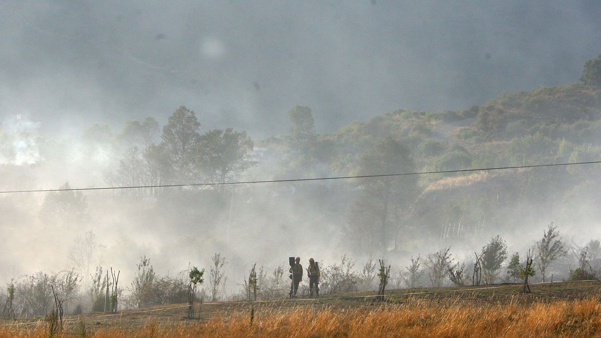 Toreno ya ha vivido otros incendios en años anteriores. | ICAL Toreno ya ha vivido otros incendios en años anteriores. | ICAL