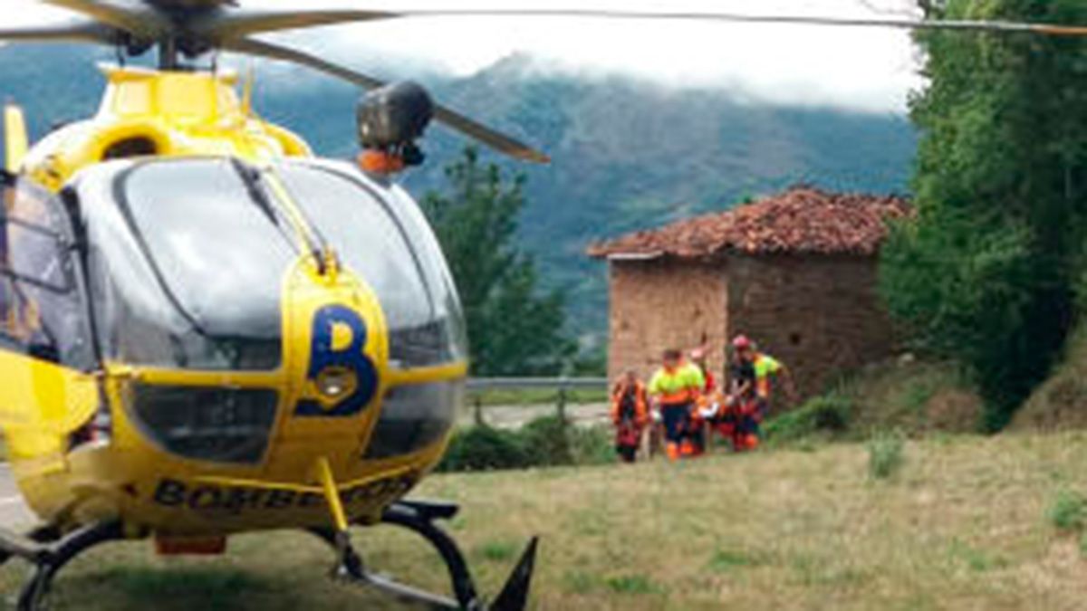 Una imagen de la evacuación. | SEPA Una imagen de la evacuación. | SEPA