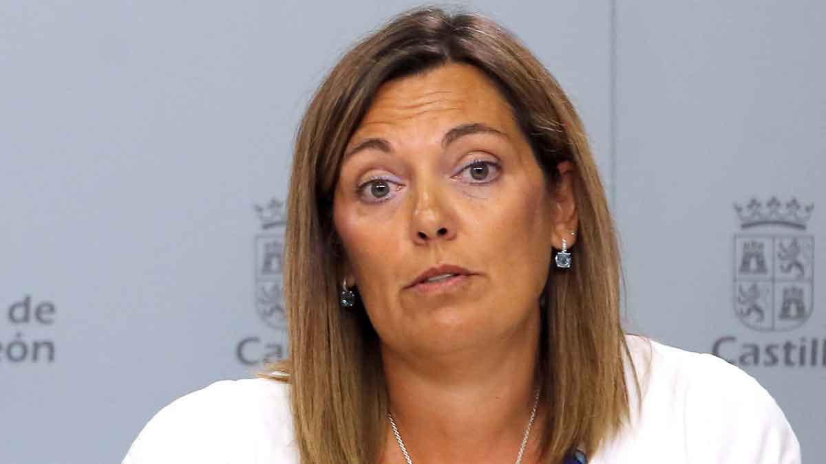 La portavoz de la Junta de Castilla y León, Milagros Marcos. | ICAL