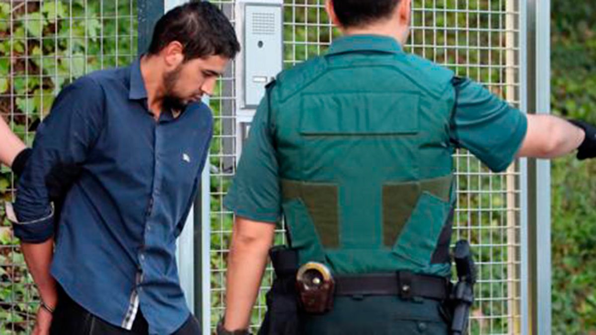 Salah El Karib, a su entrada a la Audiencia. | ABC