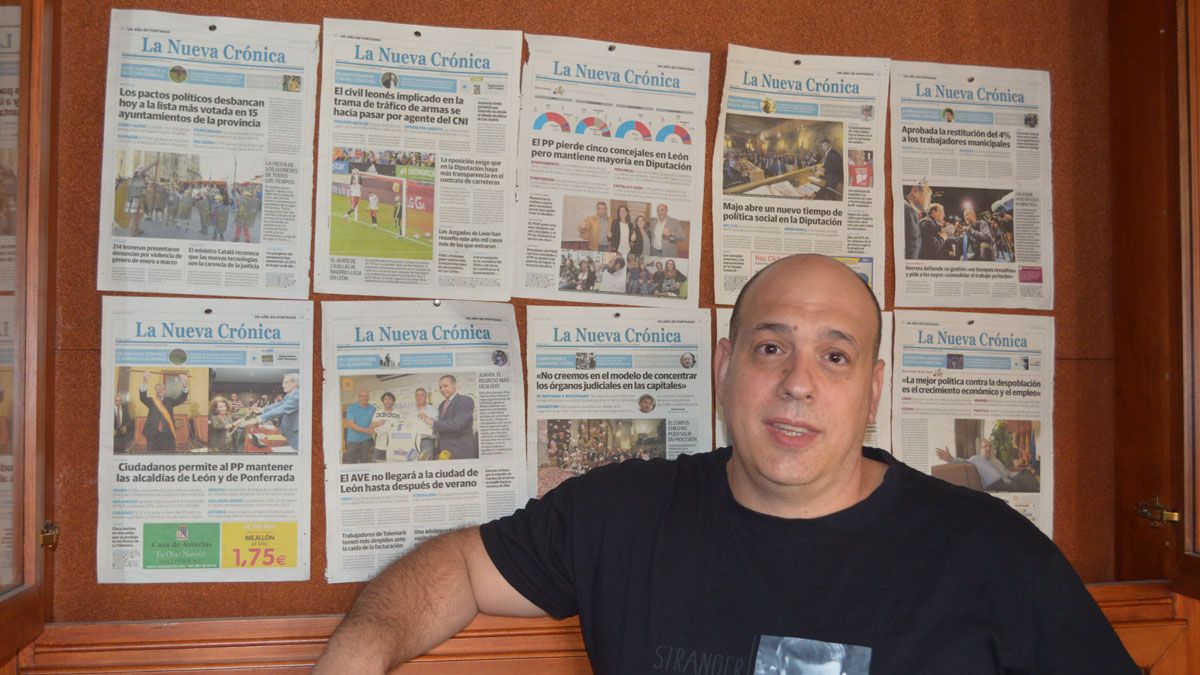 El profesor ponferradina Sergio Barrio, ‘Profesor10DeMates’, será el pregonero de Cima. | A. CARDENAL El profesor ponferradina Sergio Barrio, ‘Profesor10DeMates’, será el pregonero de Cima. | A. CARDENAL