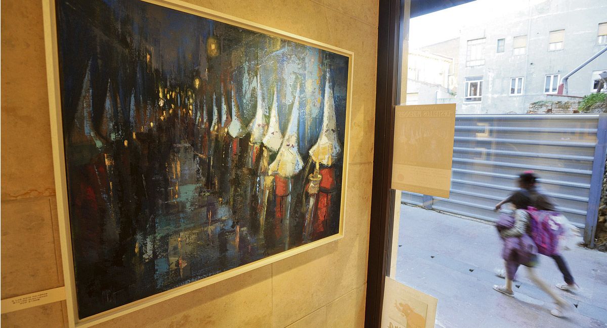 Una de las obras de Macía que se exponen actualmente en la galería Sharon Art. | DANIEL MARTÍN