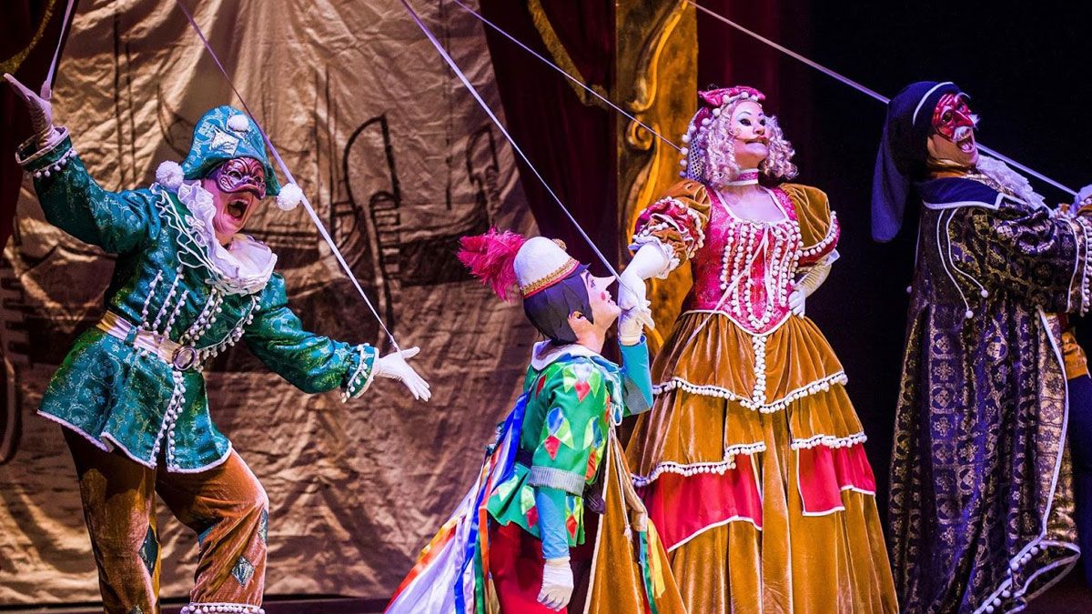 Imagen de la representación del musical sobre Pinocho. | L.N.C.