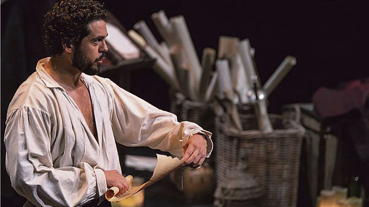 El teatro clásico regresa este jueves al claustro de la Colegiata de San Isidoro con la obra de Quevedo. | COLLADO CARBONELL