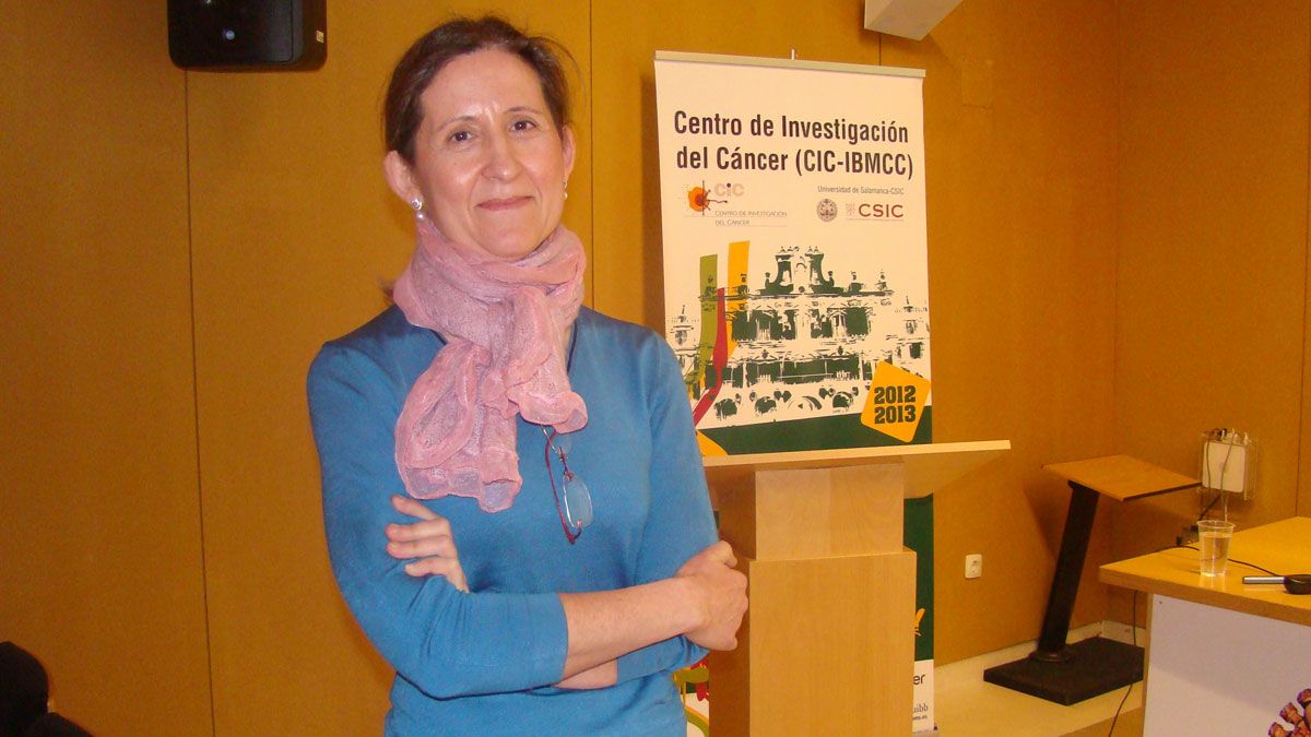 La científica natural de Espina de Tremor, Ángela Rebollo.