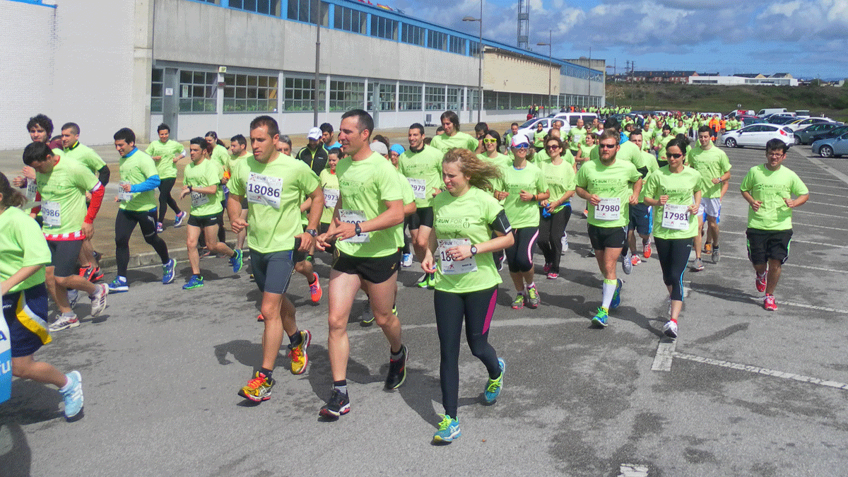 El 'Run for Parkinson´s' se organizó por primera vez en Ponferrada el año pasado. | L. N. C.