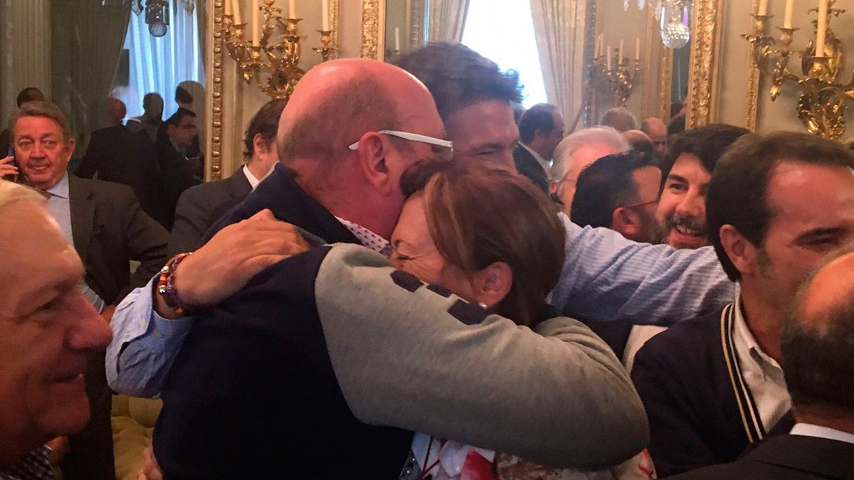 La delegación leonesa celebra la capitalidad gastronómica. | L.N.C.