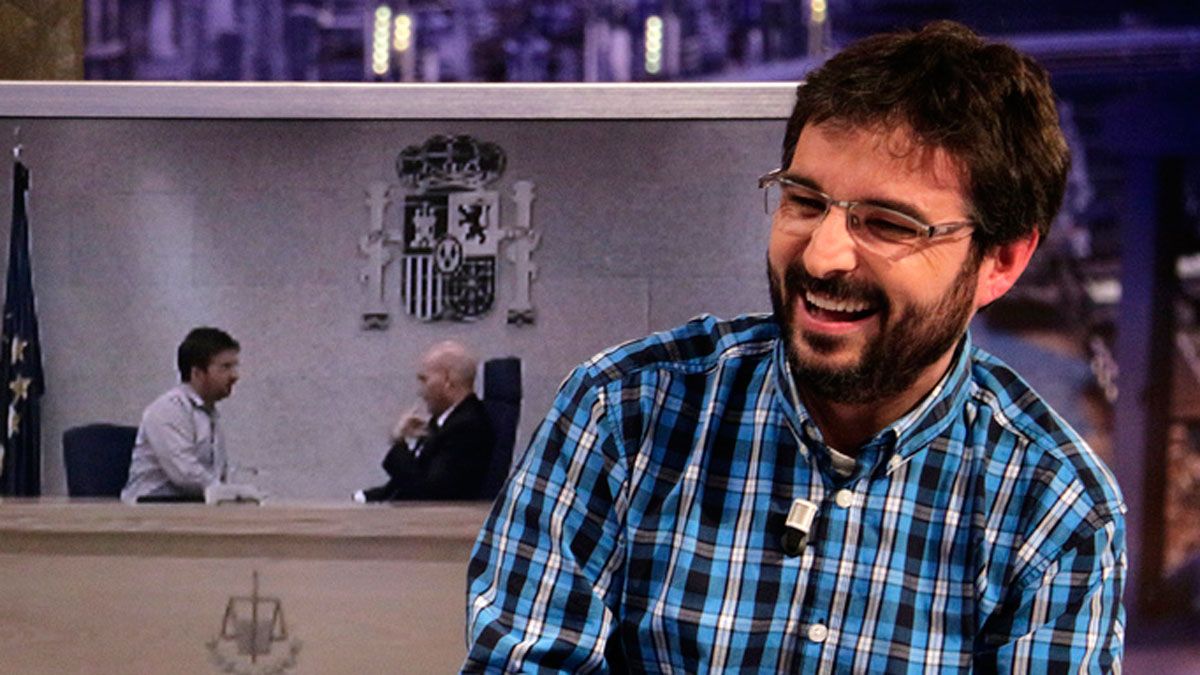 El periodista Jordi Évole, en una aparición televisiva. El periodista Jordi Évole, en una aparición televisiva.