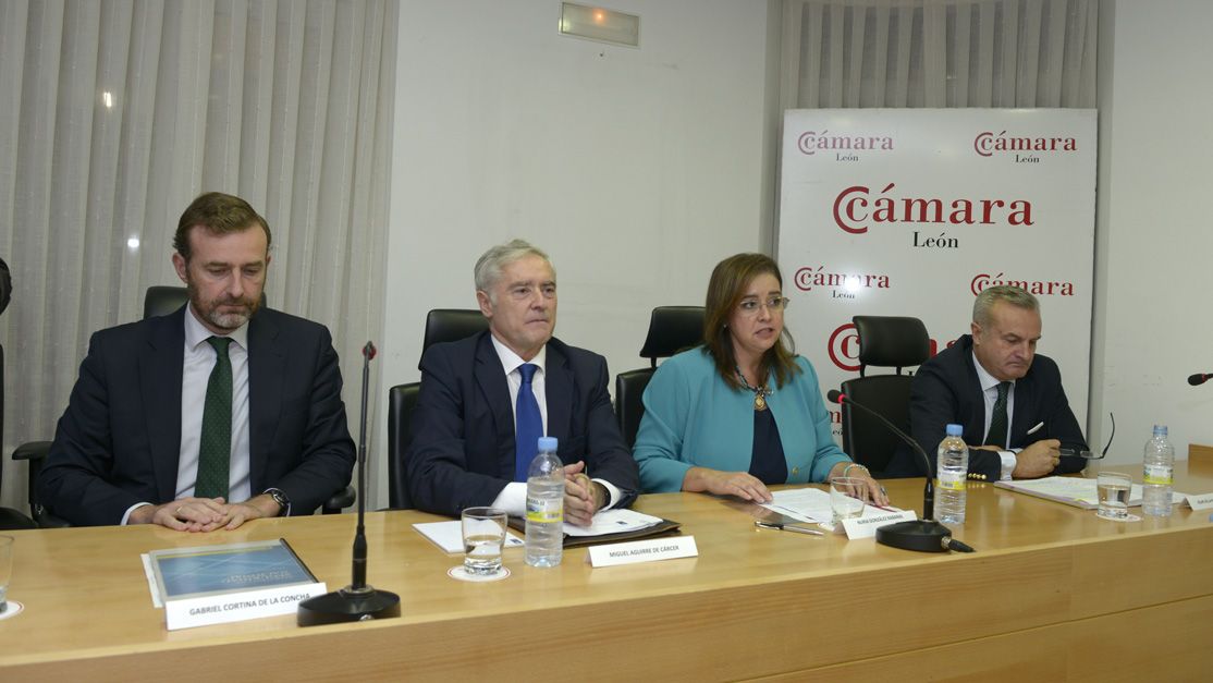 Gabriel Cortina de la Concha, Miguel Aguirre de Cárcer, Nuria González Rabanal y Felipe de la Plaza. | MAURICIO PEÑA Gabriel Cortina de la Concha, Miguel Aguirre de Cárcer, Nuria González Rabanal y Felipe de la Plaza. | MAURICIO PEÑA
