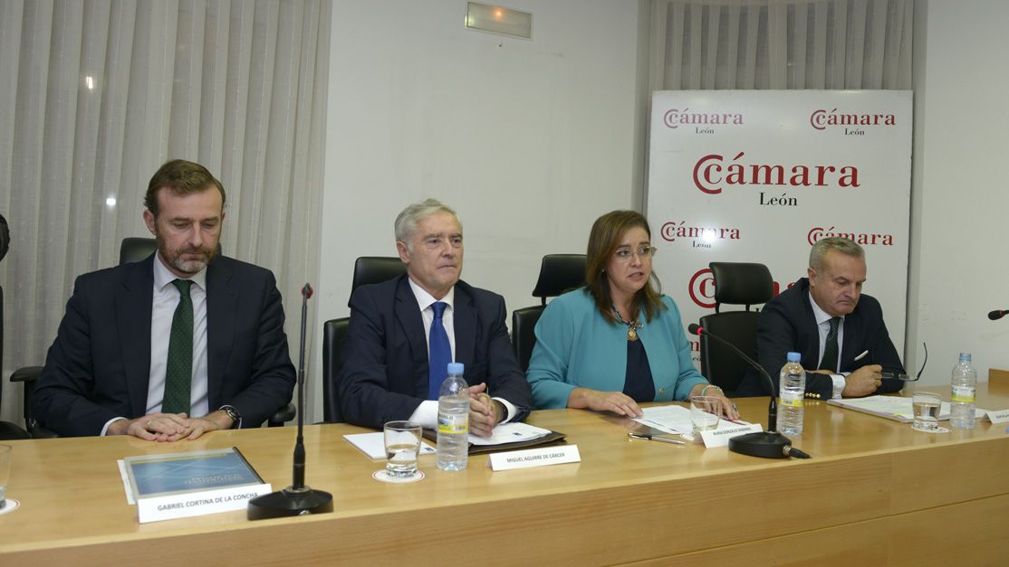 Gabriel Cortina de la Concha, Miguel Aguirre de Cárcer, Nuria González Rabanal y Felipe de la Plaza. | MAURICIO PEÑA