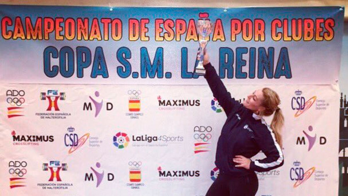 La haltera berciana, Lydia Valentín. | @LYDIKIT