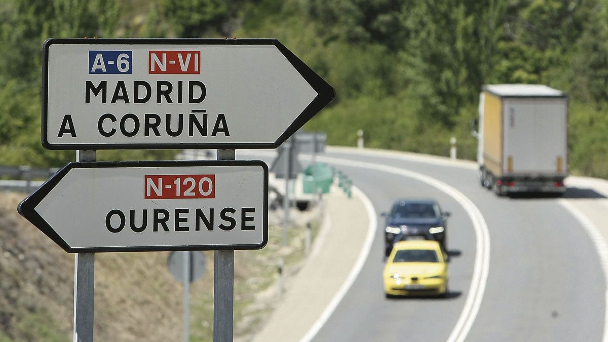 Imagen de la N-120 a su paso por Ponferrada. | C.S. (ICAL)