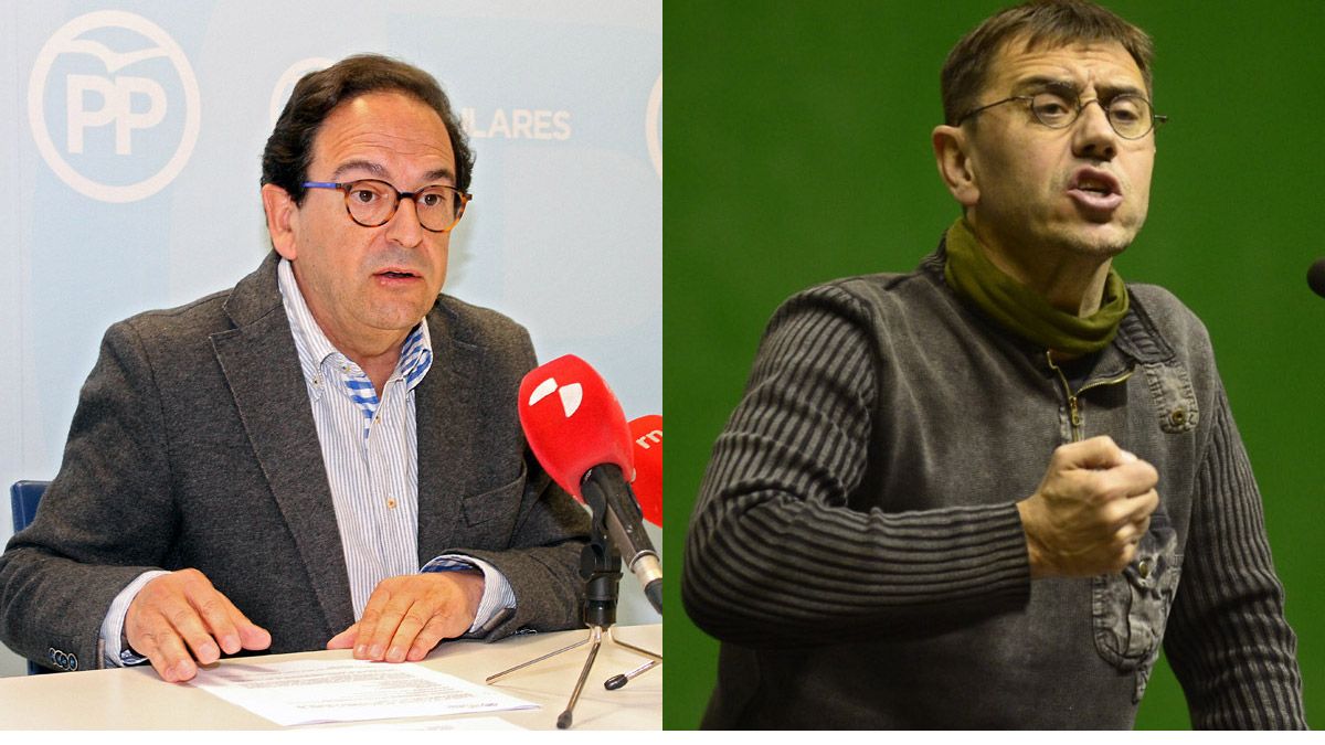 Luis Aznar y Juan Carlos Monedero. | ICAL Luis Aznar y Juan Carlos Monedero. | ICAL