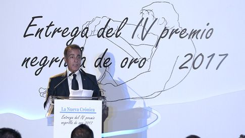 El embajador de Catar en España, Mohammed Jaham Al Kuwari, durante su intervención. | MAURICIO PEÑA / DANIEL MARTÍN El embajador de Catar en España, Mohammed Jaham Al Kuwari, durante su intervención. | MAURICIO PEÑA / DANIEL MARTÍN