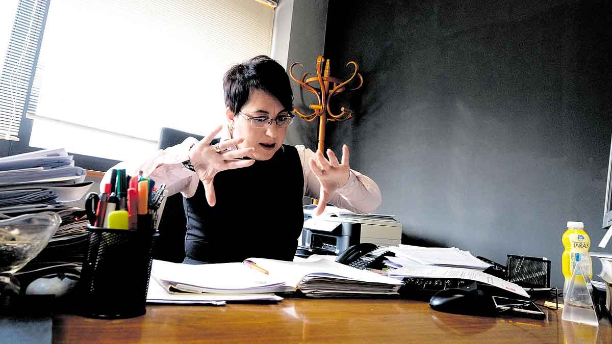 La concejala de Personal, Camino Cabañas. | DANIEL MARTÍN