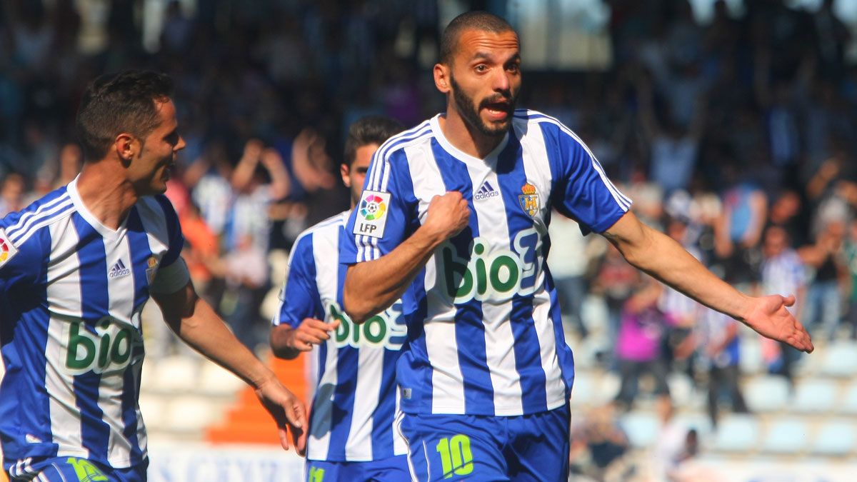 Yuri celebra su gol ante el Leganés. | CÉSAR SÁNCHEZ