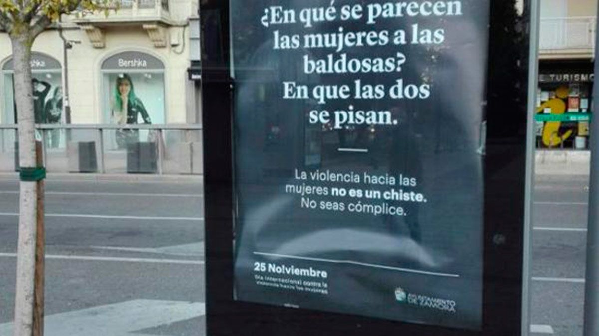Una de las frases que ha utilizado esta campaña. | ABC Una de las frases que ha utilizado esta campaña. | ABC