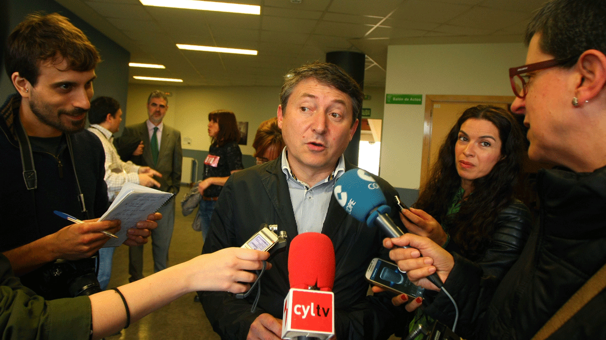 Samuel Folgueral atendía este viernes a los medios. | César Sánchez (Ical) Samuel Folgueral atendía este viernes a los medios. | César Sánchez (Ical)