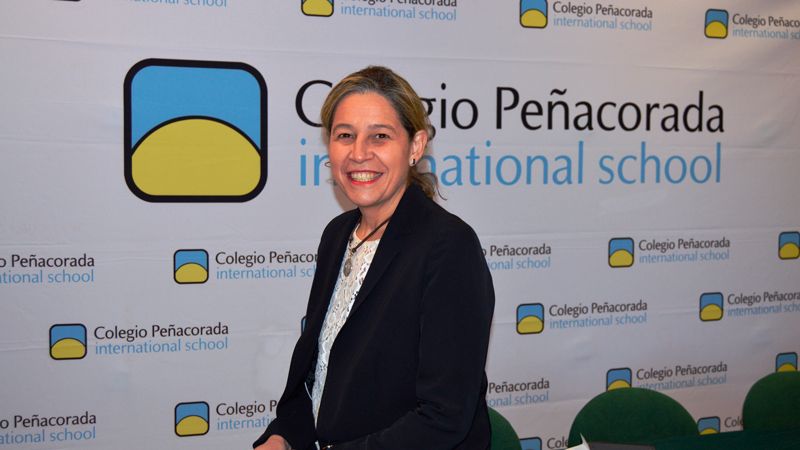 Rocío Panizo, organizadora de esta jornada del colegio Peñacorada. | L.N.C.