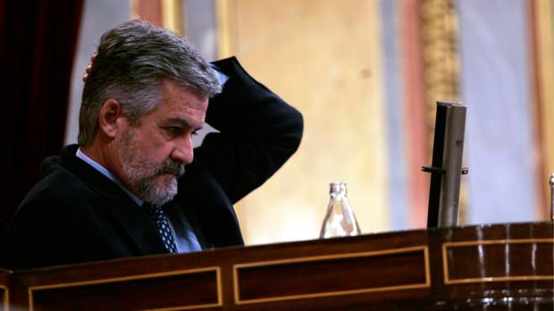 Manuel Marín, durante su presidencia del Congreso.| ABC Manuel Marín, durante su presidencia del Congreso.| ABC