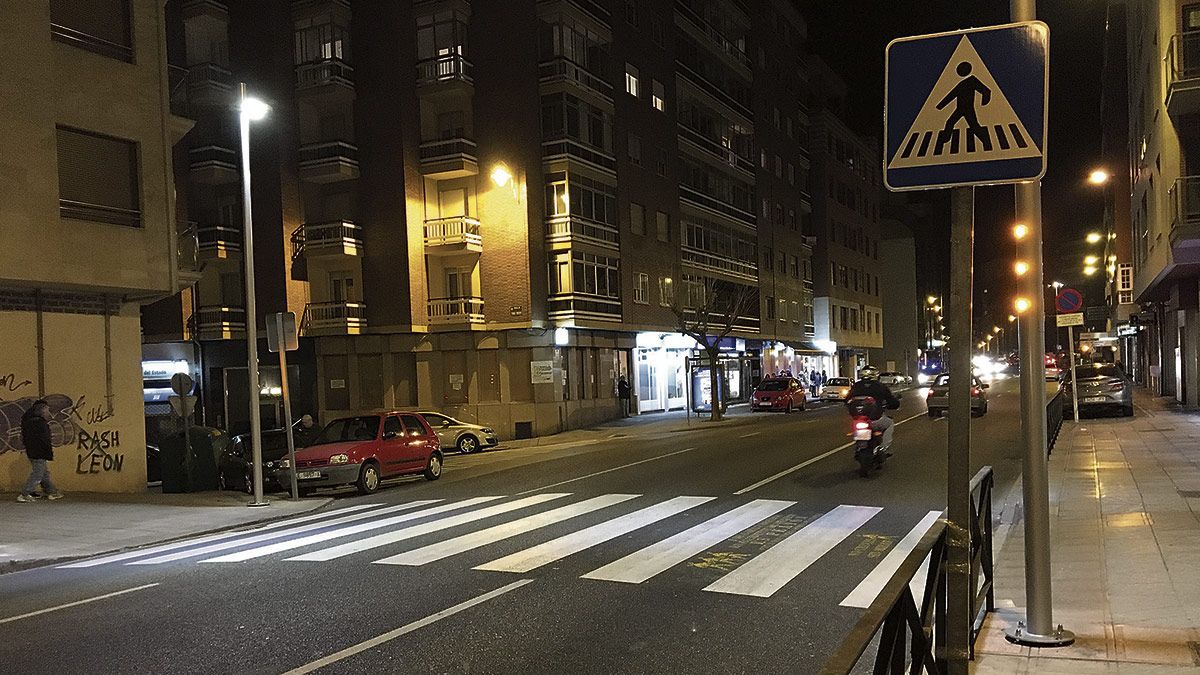 Iluminación cenital en el paso de peatones de Álvaro López Núñez.