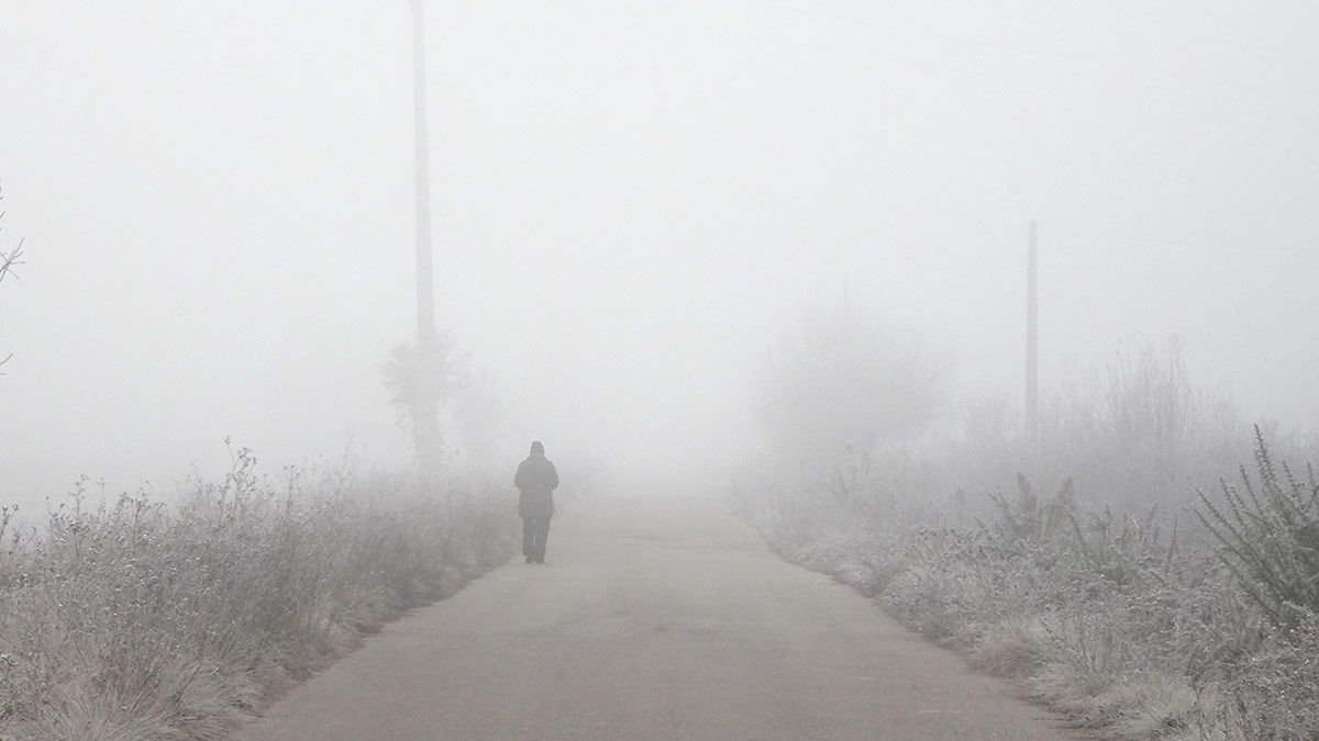 Niebla en el Bierzo durante este miércoles. | ICAL