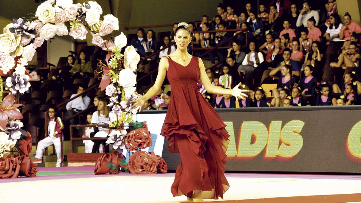 Carolina Rodríguez, durante la actuación llevada a cabo en la gala de este domingo. | DANIEL MARTIN