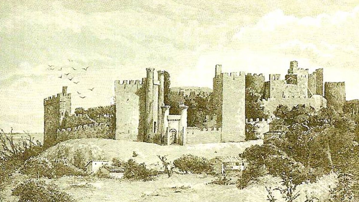 Grabado del siglo XIX obra de Tomás Campuzano Aguirre, que López Costero recoge en su libro.
