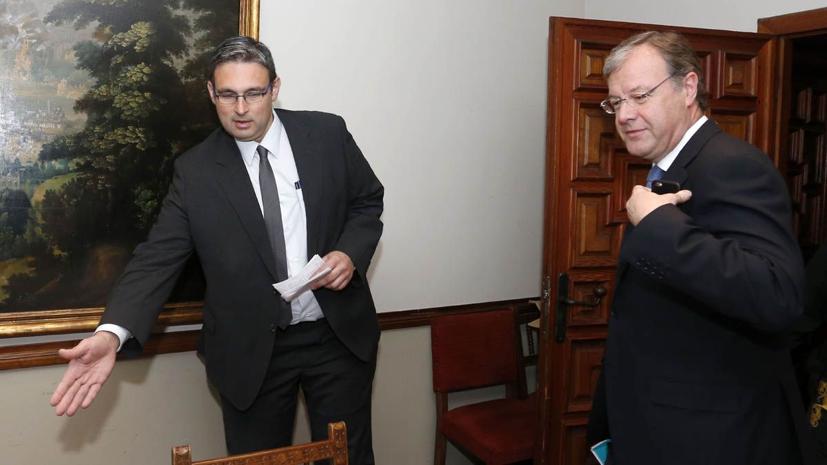 Un instante del desayuno de Aletic celebrado este lunes en San Marcos. | ICAL