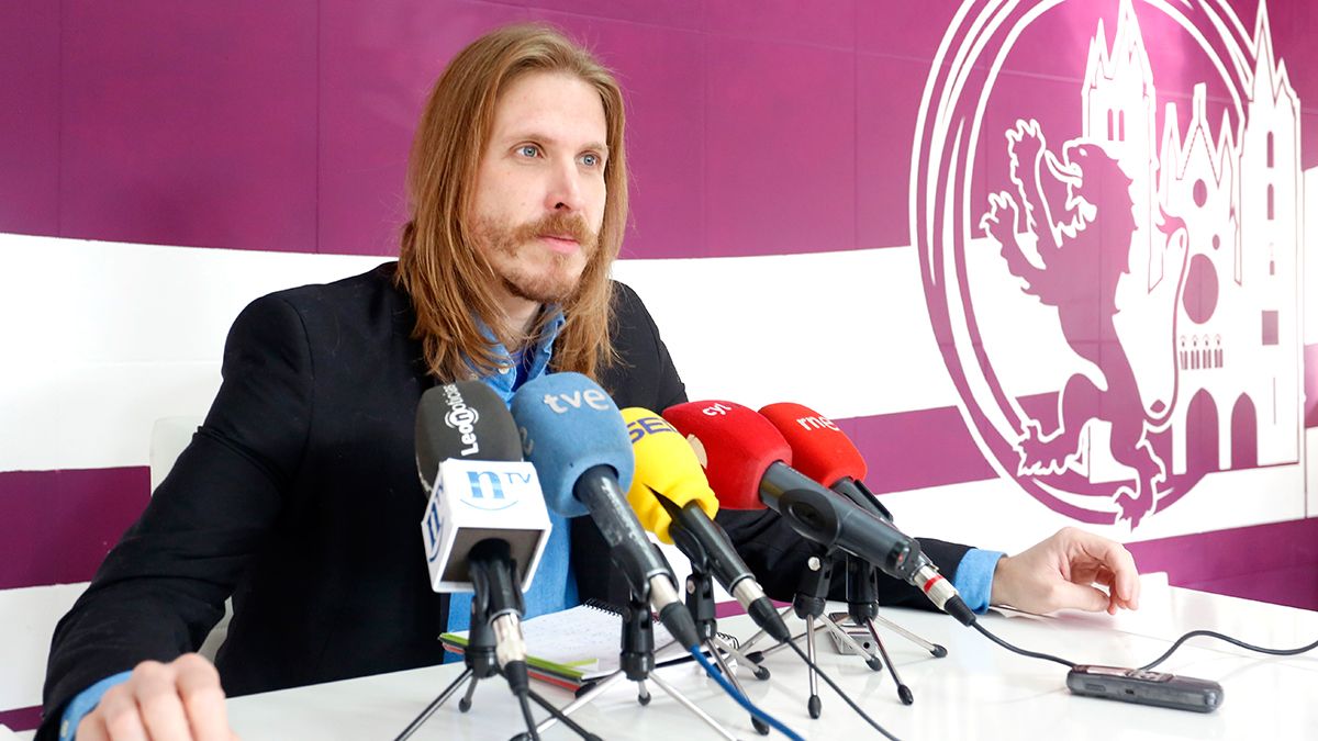 El procurador de Podemos en las Cortes de Castilla y León, Pablo Fernández. | CARLOS S. CAMPILLO (ICAL)