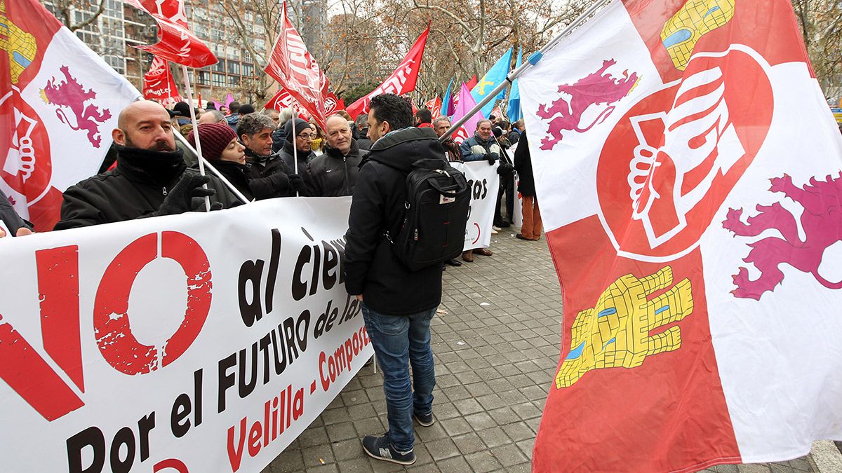 Concentración en defensa de las centrales térmicas. | ICAL
