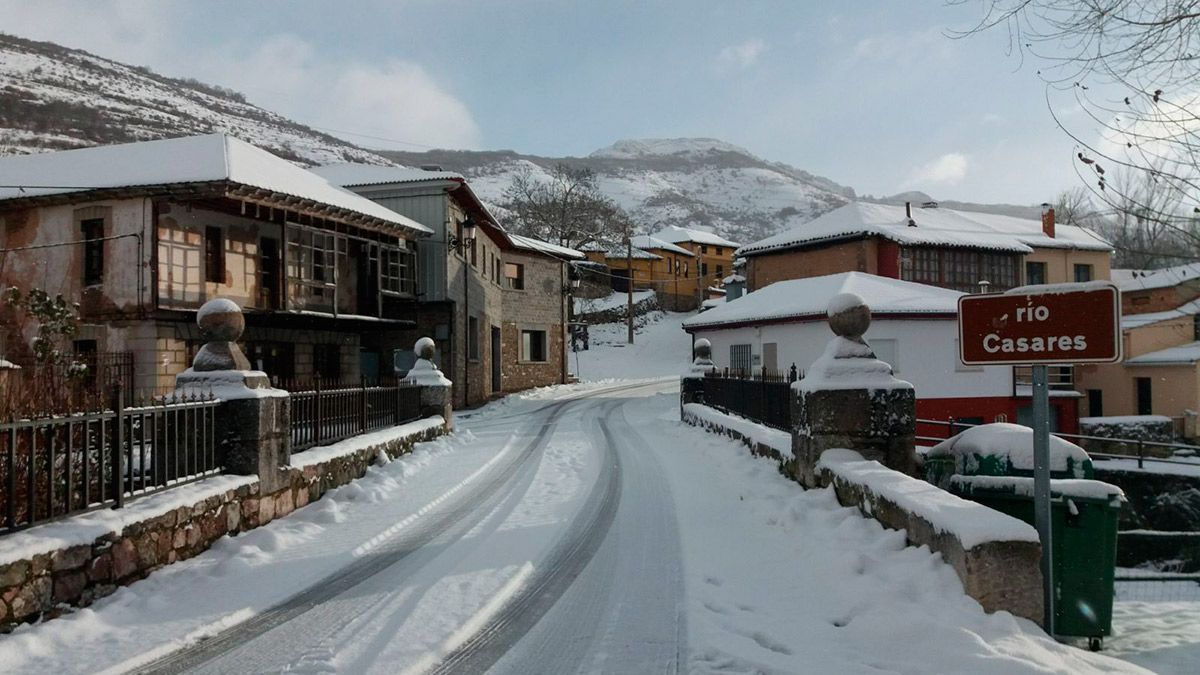 Geras de Gordón a primera hora de la mañana de este jueves. | E. NIÑO