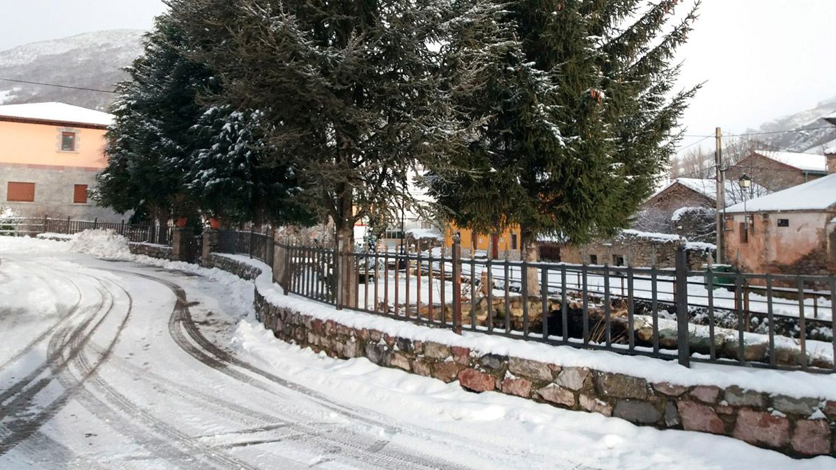 Geras de Gordón a primera hora de la mañana de este jueves. | E. NIÑO