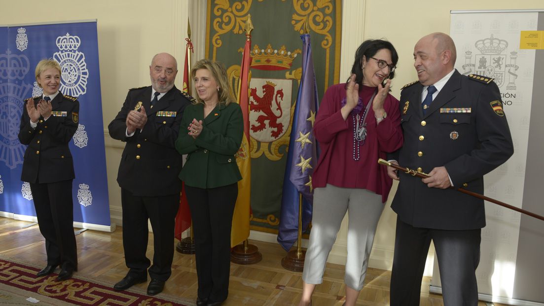Juan Carlos Hernández Muñoz ha tomado posesión este miércoles como nuevo comisario provincial. | MAURICIO PEÑA