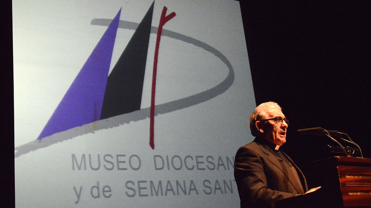 El presidente del Patronato del museo durante el acto de presentación de la campaña. | DANIEL MARTÍN