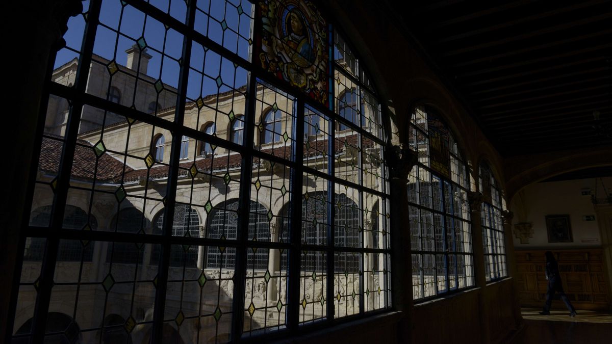 Interior del Palacio de los Guzmanes, sede de la Diputación de León. | MAURICIO PEÑA