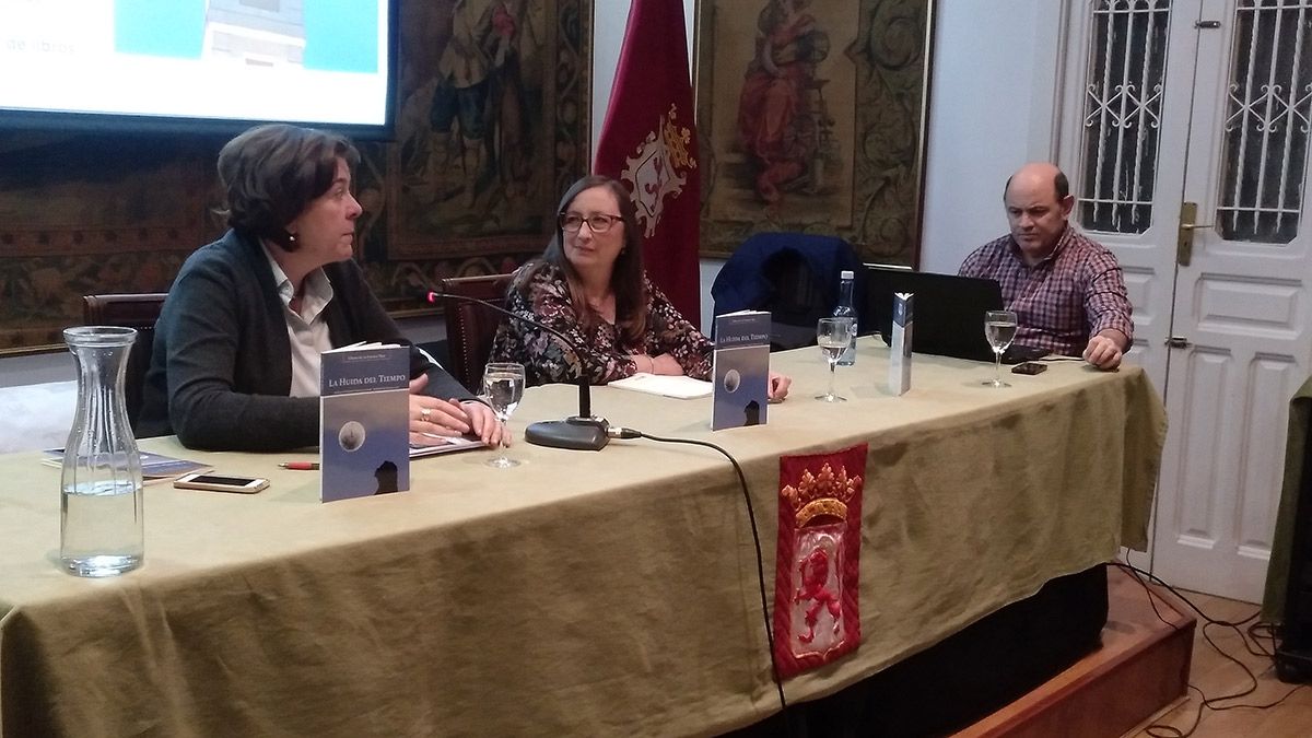 Charo de la Fuente Mar en la Casa de León en Madrid. | L.N.C.